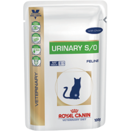 Royal Canin Urinary S/O (пауч, с курицей)- Диета для кошек при мочекаменной болезни 